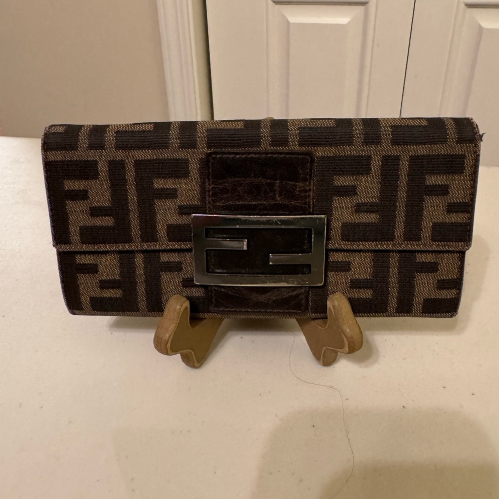 Fendi Brown Zucca Wallet